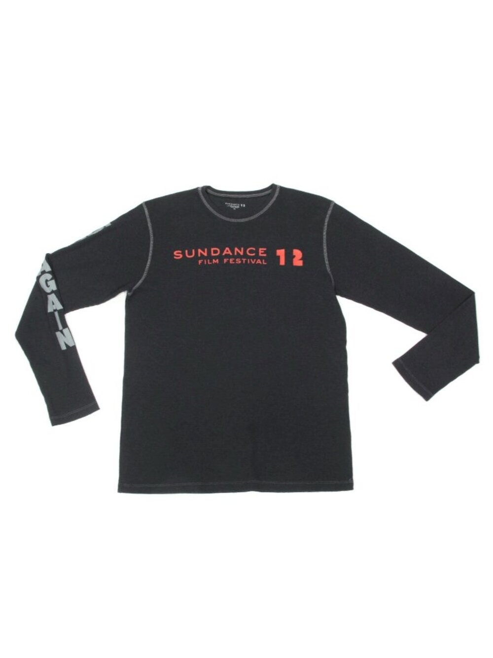 Sundance Film Festival 2012 Black Thermal Long Sleeve Waffle Grunge Mens XL /975